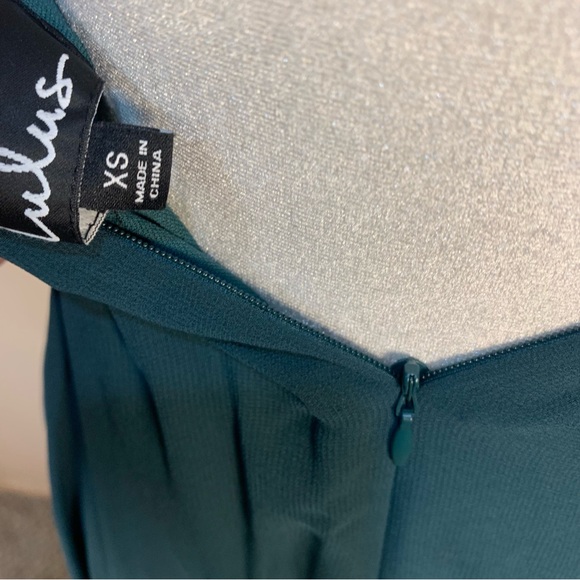 Lulus Mythical Kind of Love Dark Green Cross Back Formal Maxi Dress - Picture 5 of 14